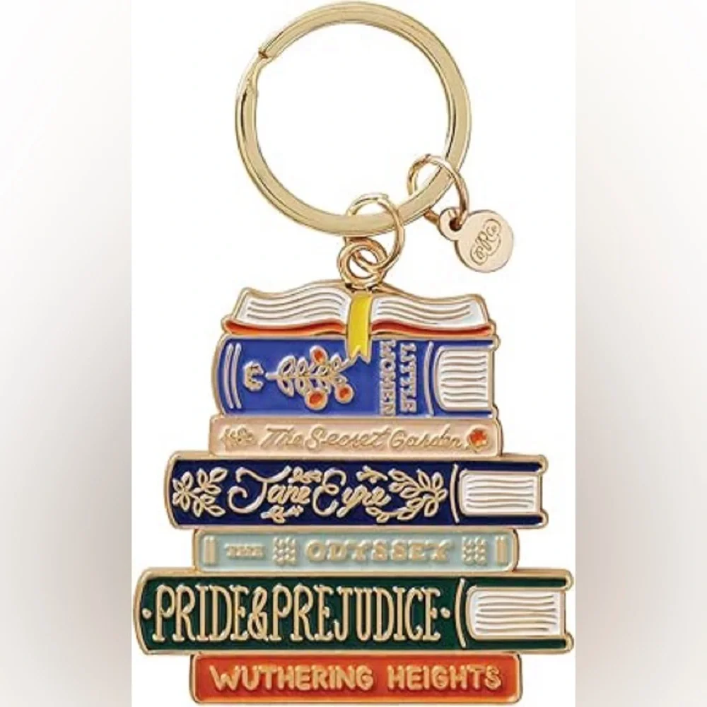NWT Rifle Paper Co. Enamel Colorful Stack Keychain - 50% off orig tag price